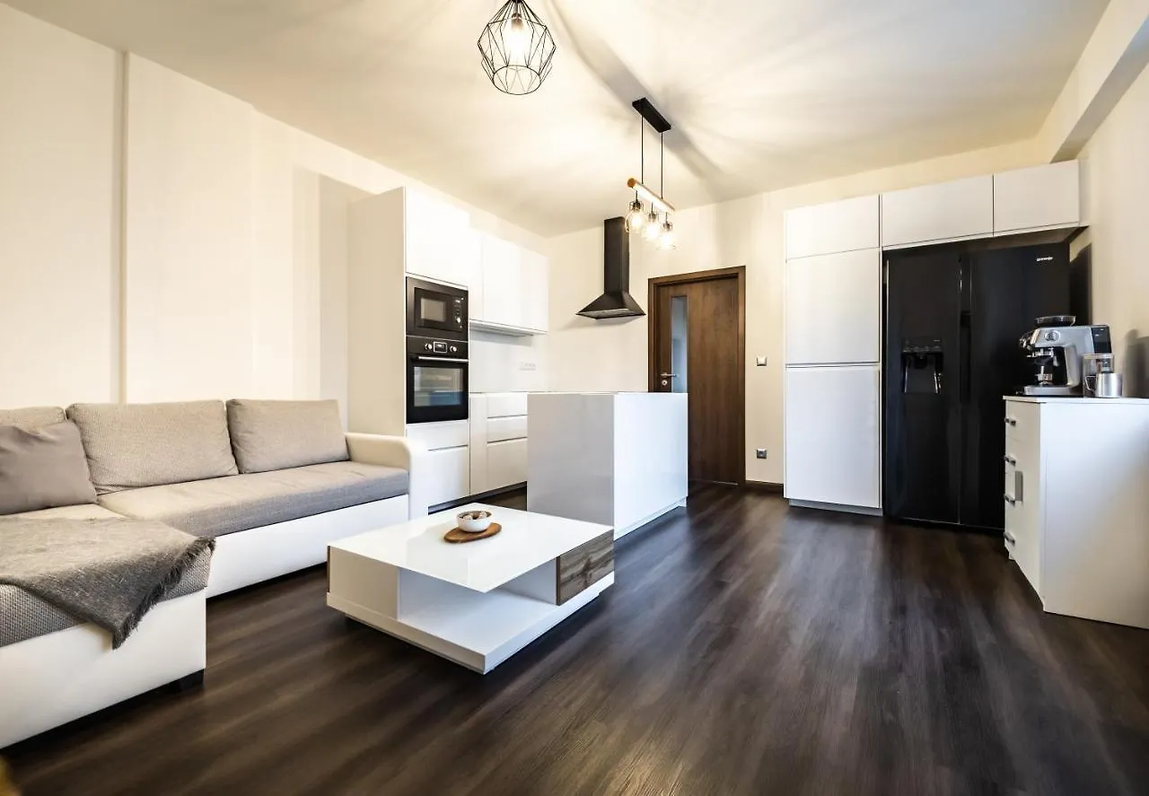 Апартаменты Apartman V Residenci Mattoniho Nabrezi Карловы Вары